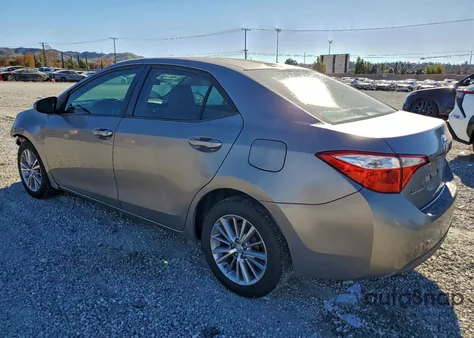 2015 Toyota Corolla L from USA, damaged, VIN 5YFBURHE0FP305997